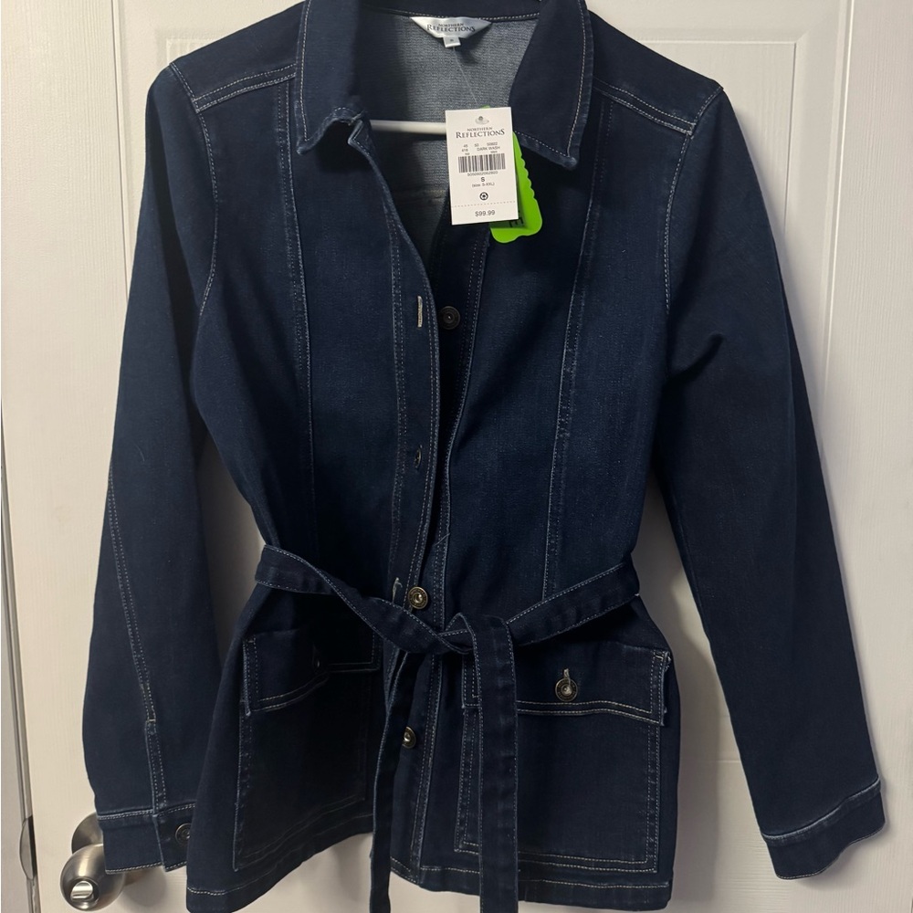 Northern Reflections Dark Wash Jean Jacket